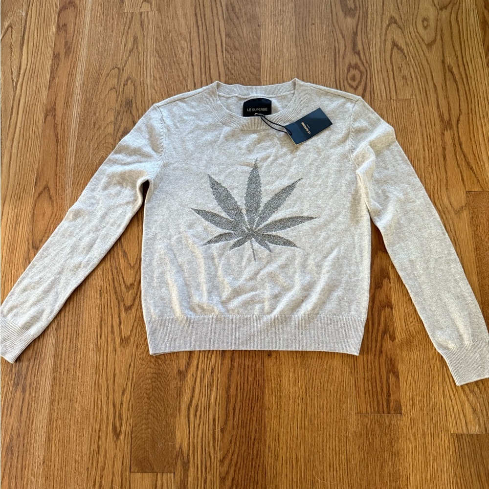 Le Superbe sweater NWT ( cashmere/wool)